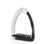 Tech Venice Sloped Evo Safety Stirrups-Silver/Black